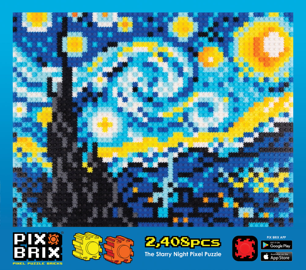 Pix Brix Starry Night Pixel Puzzle