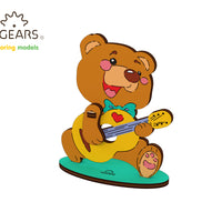 3D-puzzle coloring  Bear-cub