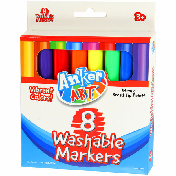 Washable Markers - 8 Pack