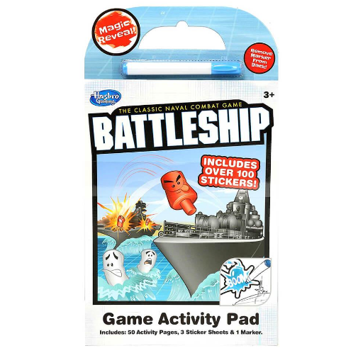 BATTLESHIP GAME ACTIVITY PAD