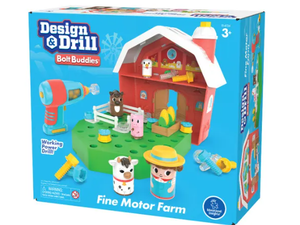 Design & Drill® Bolt Buddies® Fine Motor Barn