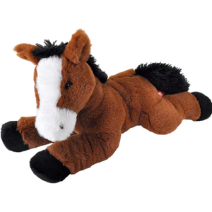 EcoKins Laying Horse Plush