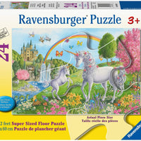 Ravensburger Prancing Unicorns 24 Piece Giant Floor Puzzle