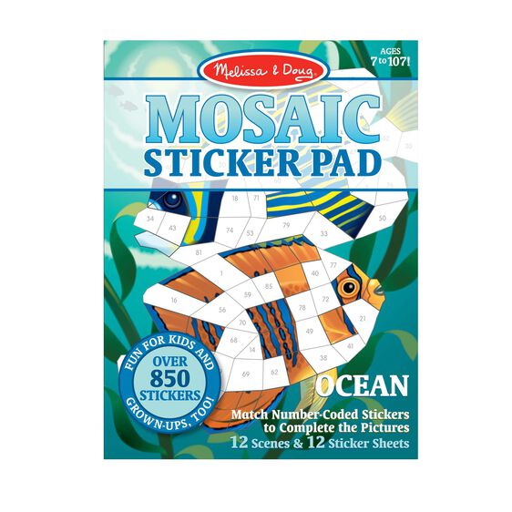 Mosaic Sticker Pad - Ocean