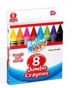 Jumbo Crayons - 8 Pack