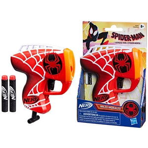 Spider-Man: Across The Spider-Verse Miles Morales Nerf MicroShots Dart Blaster