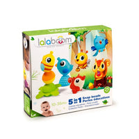 Lalaboom Set Of 25 Animals & Accessories