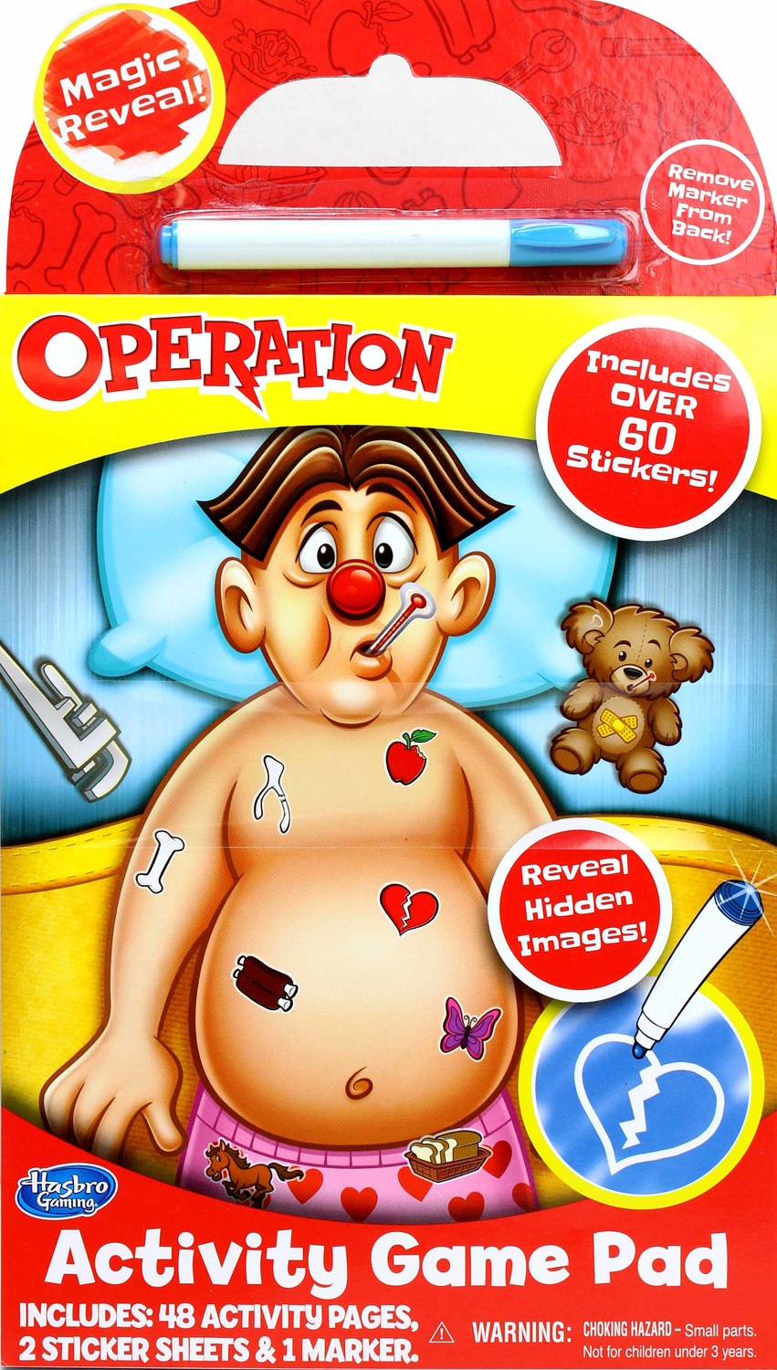 Hasbro Operation Game Activity Pad